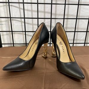 KATY PERRY Black The Suzzie Chain-Heel Pumps